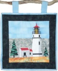 Umpqua River Lighthouse paper pieced quilt pattern from Sentries of Light - Select image to enlarge