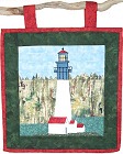 Grays Harbor Lighthouse paper pieced quilt pattern from Sentries of Light - Select image to enlarge
