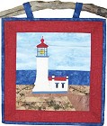 North Head Lighthouse paper pieced quilt pattern from Sentries of Light - Select image to enlarge
