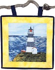 Cape Disappointment Lighthouse paper pieced quilt pattern from Sentries of Light - Select image to enlarge