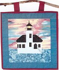 Coquille River Lighthouse applique quilt pattern from Sentries of Light - Select image to enlarge